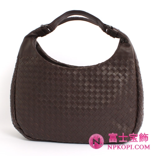 Bottega Veneta/ボッテガ・ヴェネタ  ラムスキン ショルダーバッグ ダークブラウン 125787V00162072
